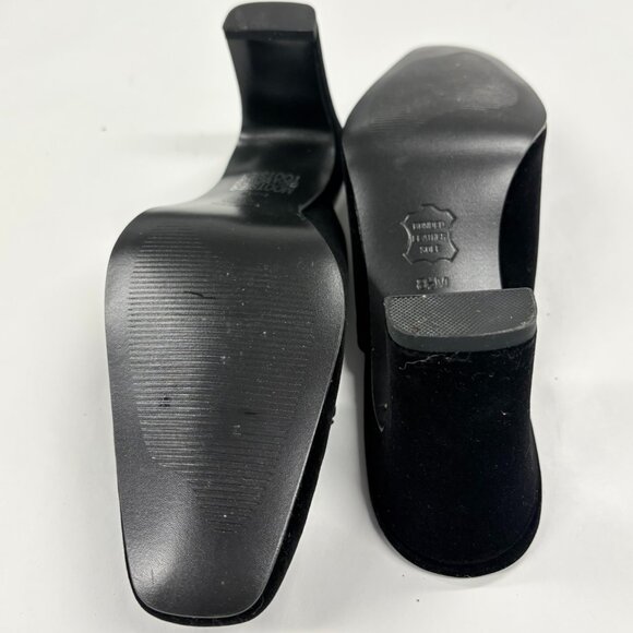 Mootsies Tootsies Collection Karina Black Heel Women 8.5 M Open Back Closed Toe - Picture 4 of 9